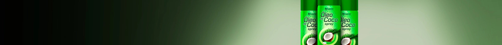 Óleo de coco em spray, ideal para cozinhar, dar sabor e preparar receitas saudáveis.