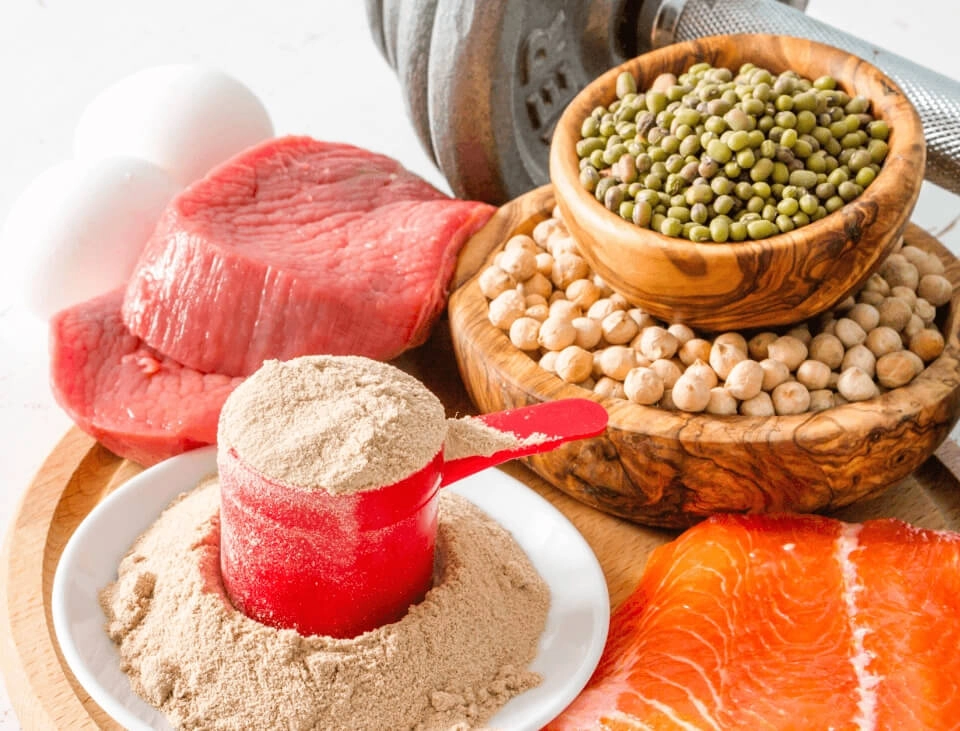 IMAGEM ILUSTRATIVA ALIMENTOS RICOS EM ALBUMINA