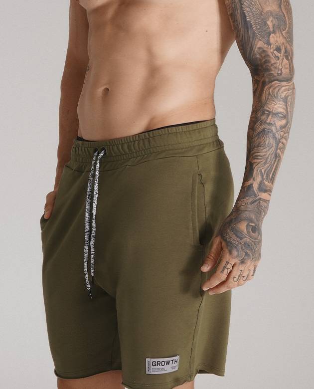 Bermuda Growth Fit Verde Militar