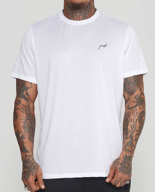 Camiseta Dry Growth Manuscrito Branca