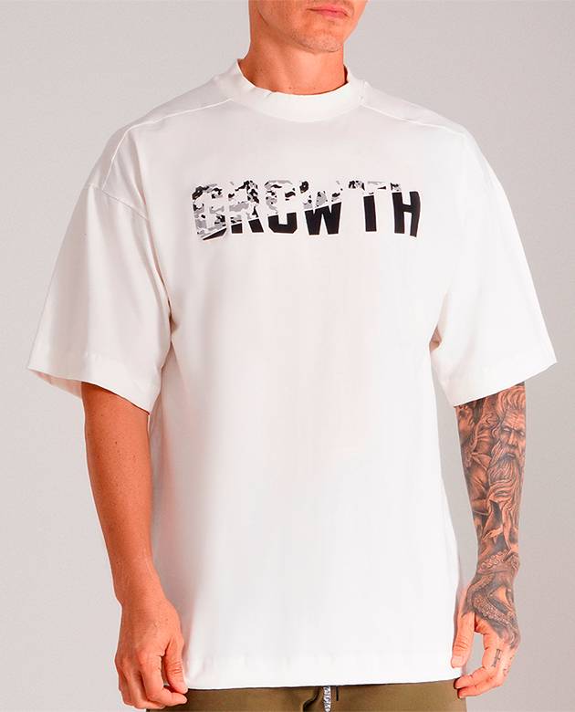 Camiseta Growth Oversized You Can Off White
