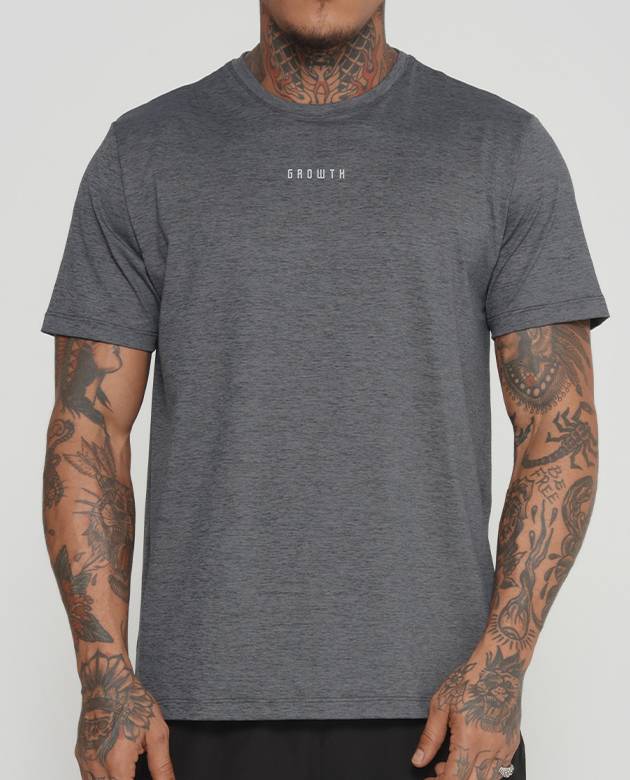 Camiseta Growth Under Cinza Mescla