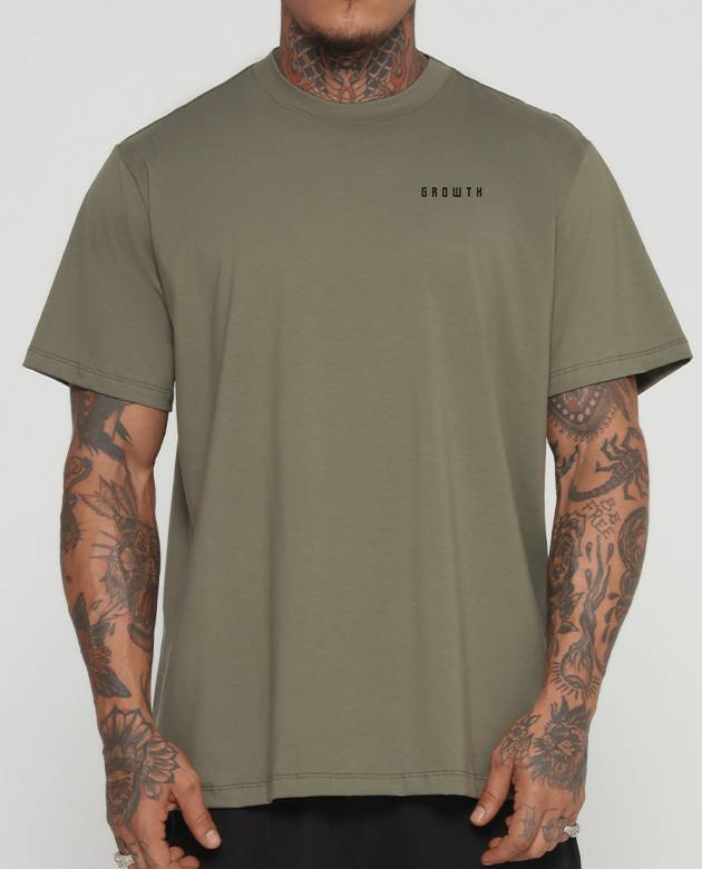Camiseta Tecno Growth Under Verde Militar