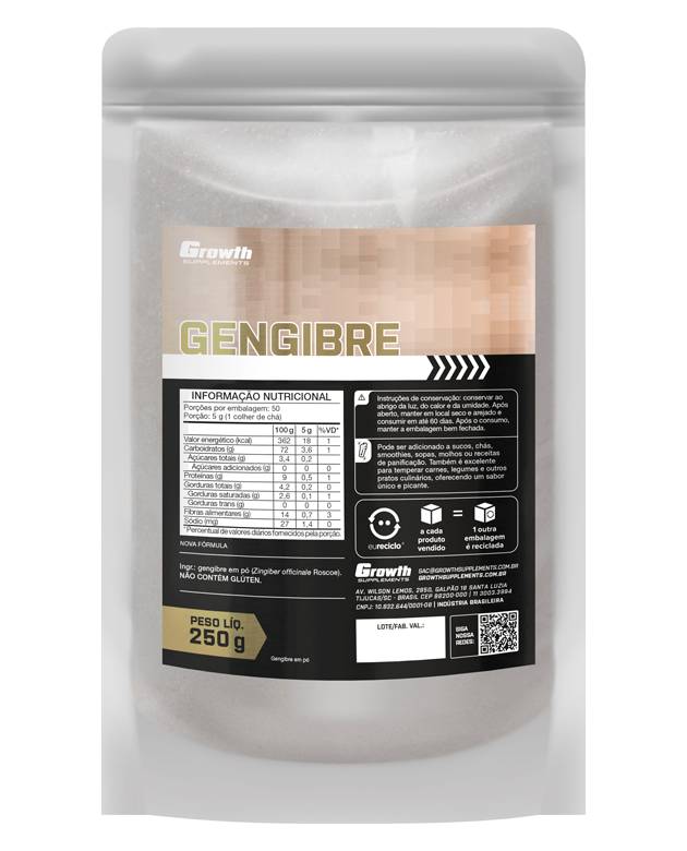 Gengibre Em Pó 250g