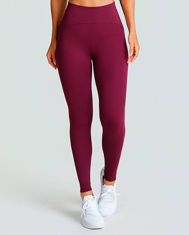 Legging Growth Cós Anatomico Vinho