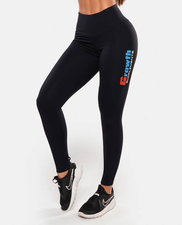 Legging Preta Logo Growth
