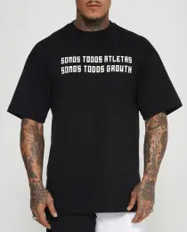 Camiseta Oversized Todos Growth Preto