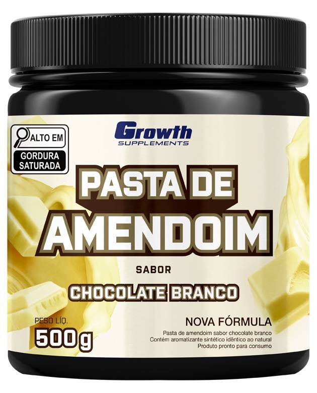 Pasta De Amendoim Sabor Chocolate Branco 500g