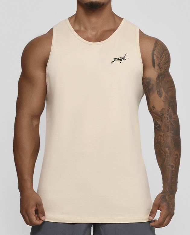 Regata Casual Growth Manuscrito Areia
