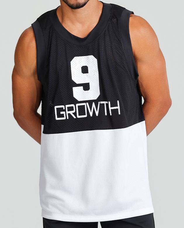 Regata Oversized Growth branco bicolor 09