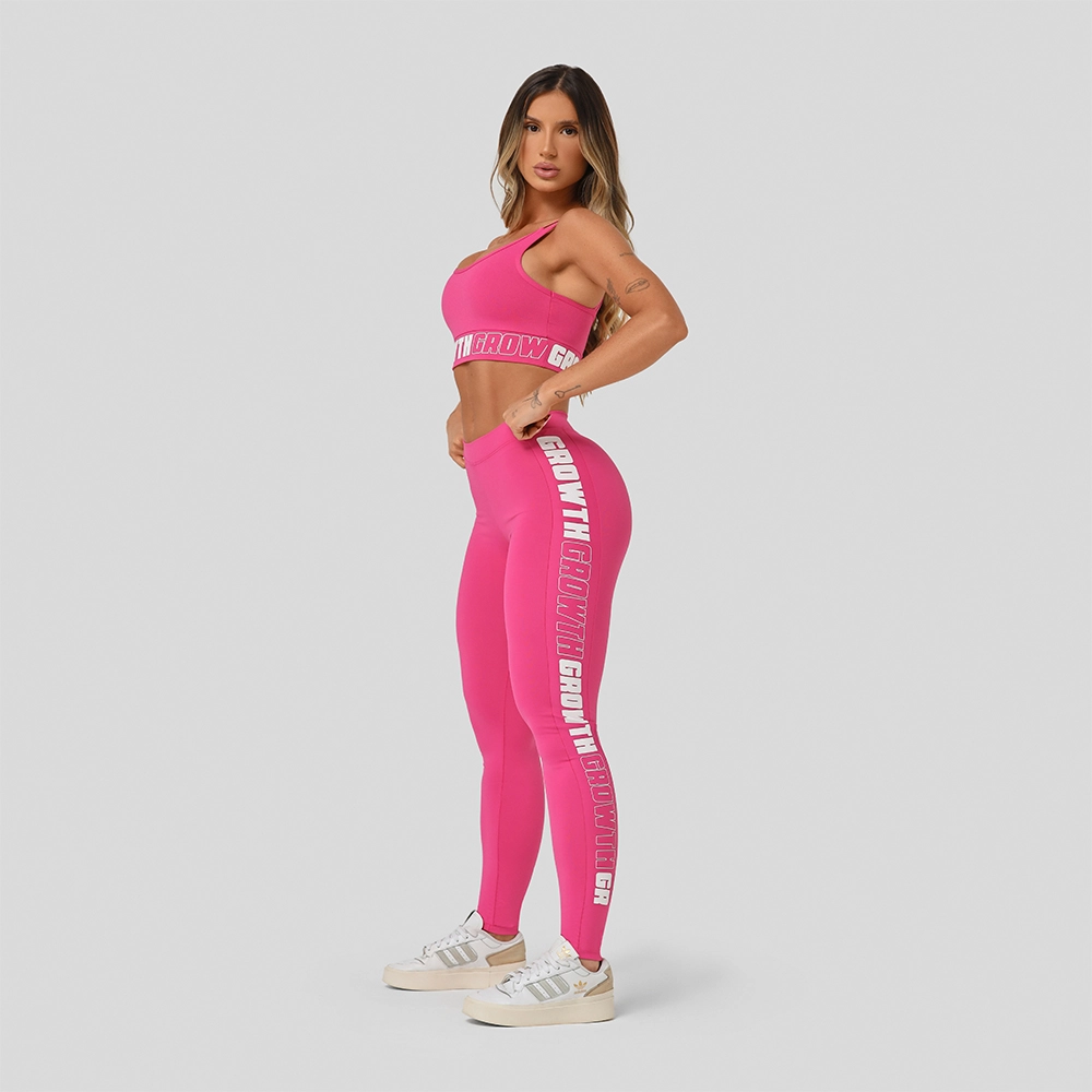 Legging Pink Ad Recorte Logo Growth