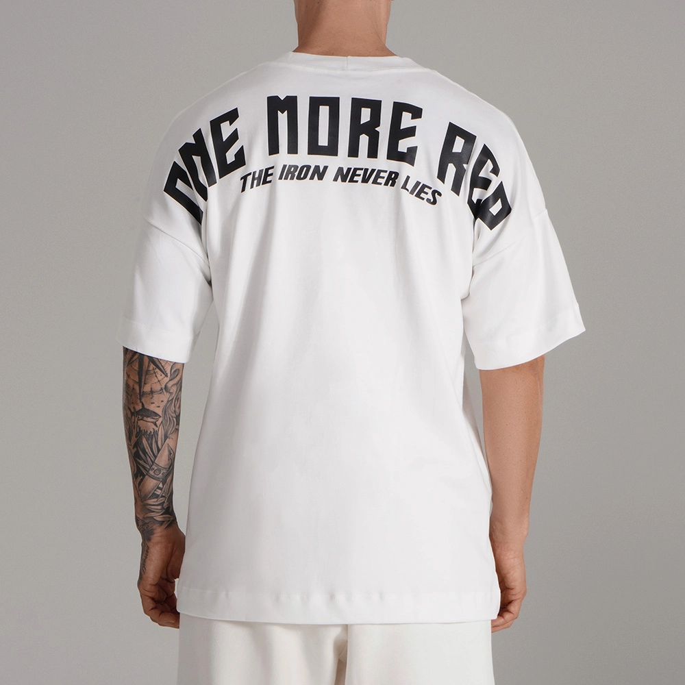Camiseta Branca Growth Oversized One More Rep Off White