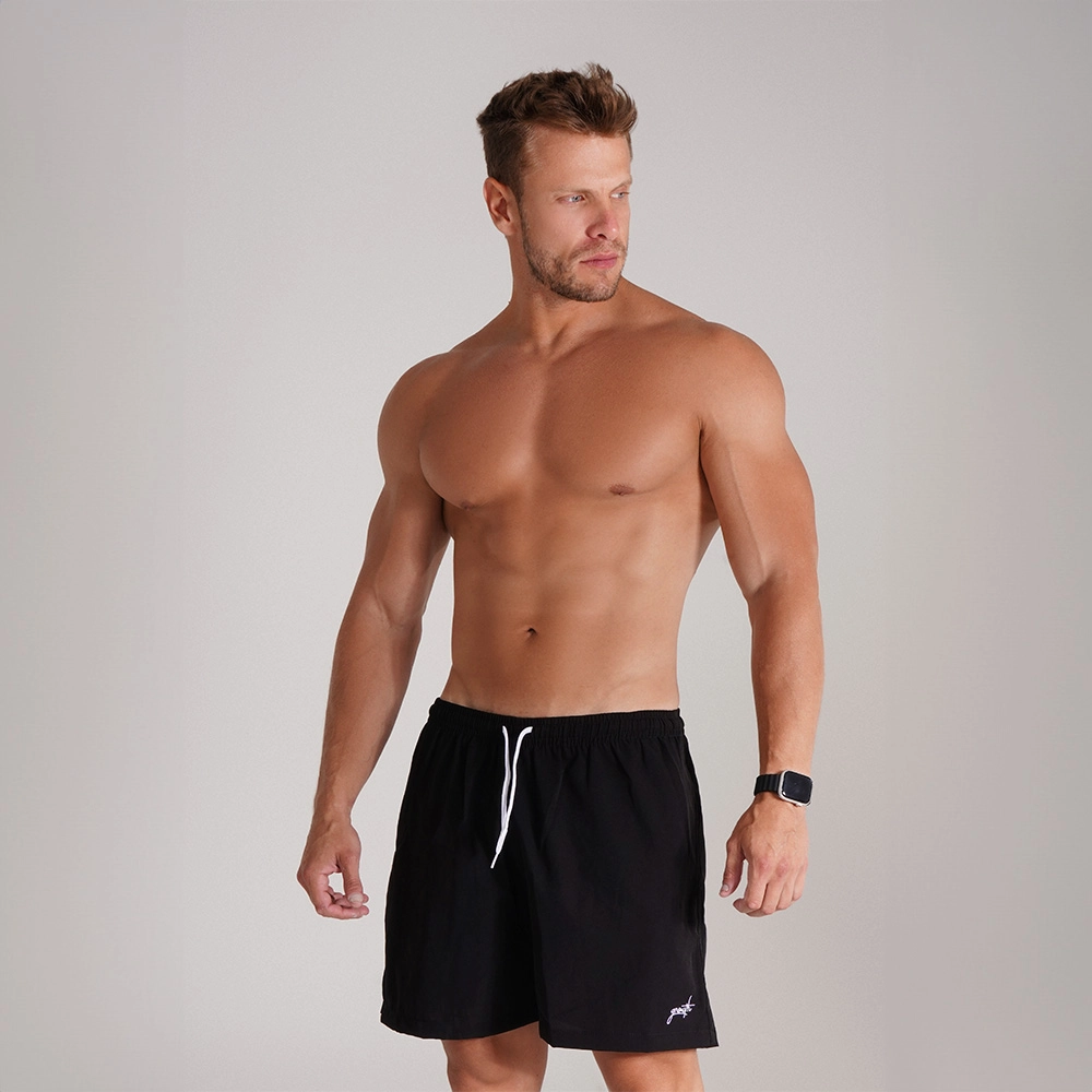 Short Banho Growth Manuscrito Preto