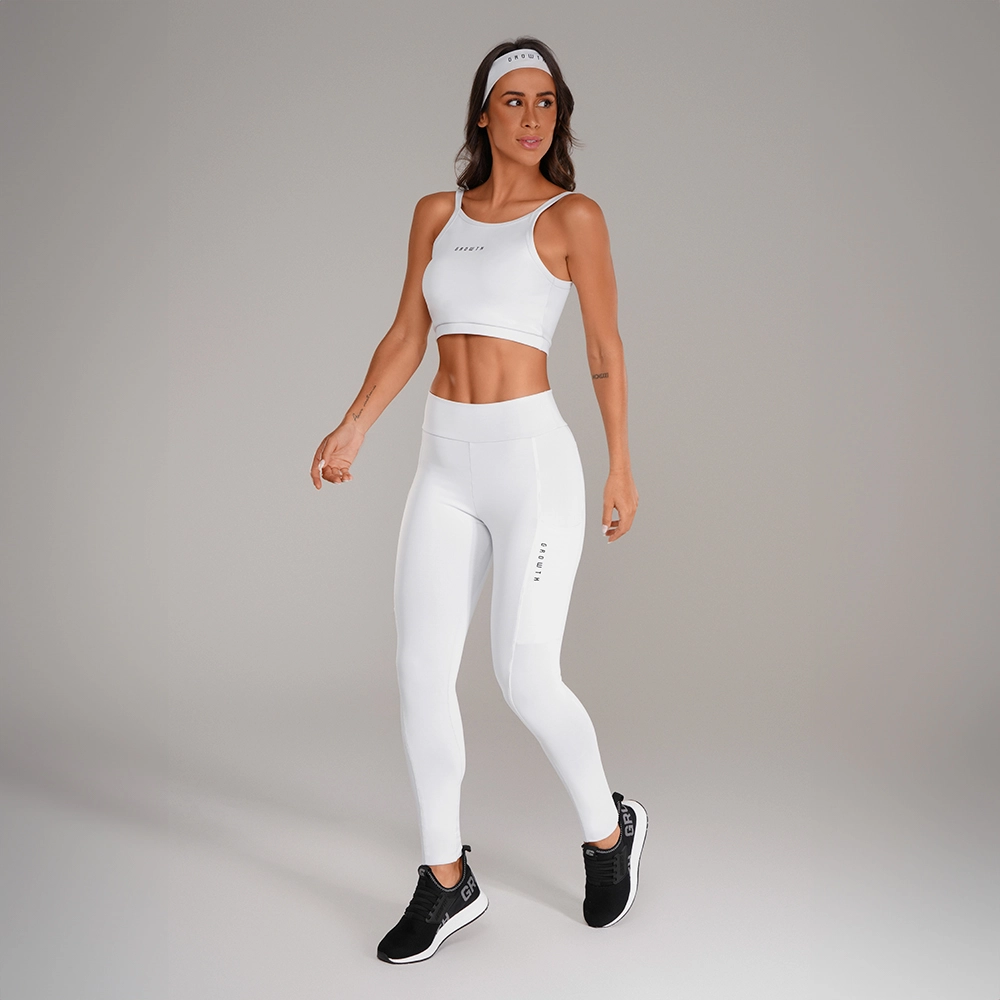 Legging Growth Beaut Branco Blackout