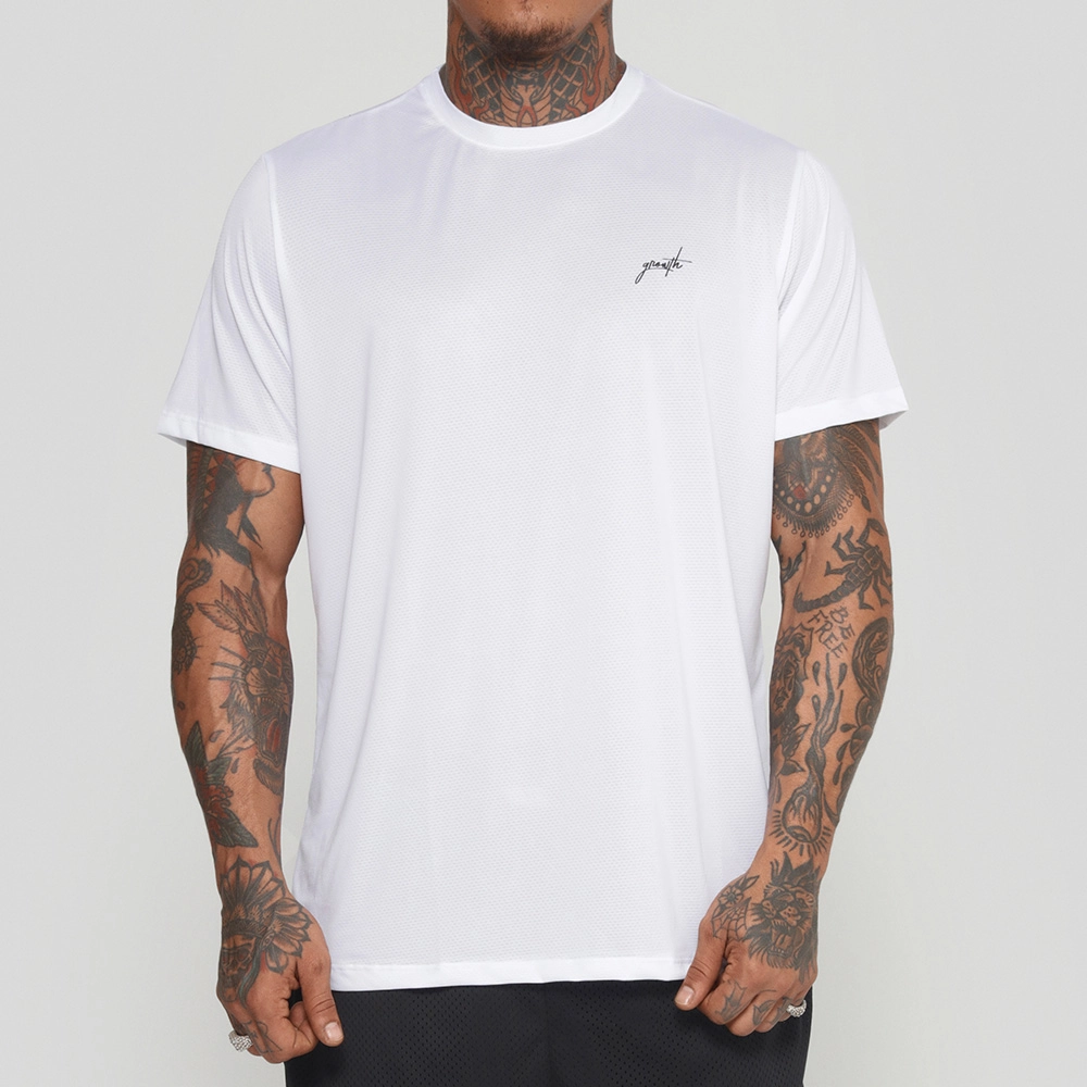 Camiseta Dry Growth Manuscrito Branca