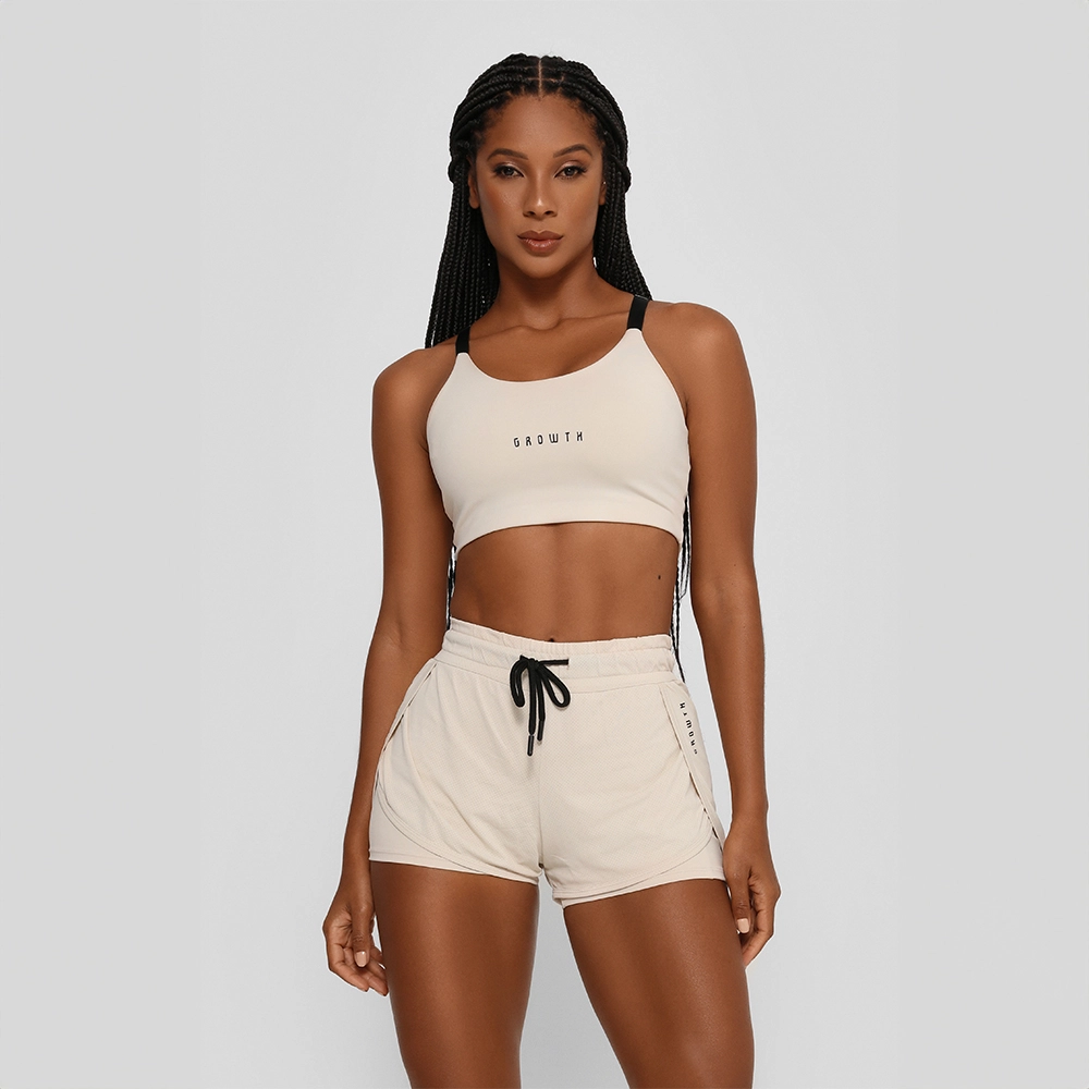 Shorts Duplo Growth Gip Bege Luna