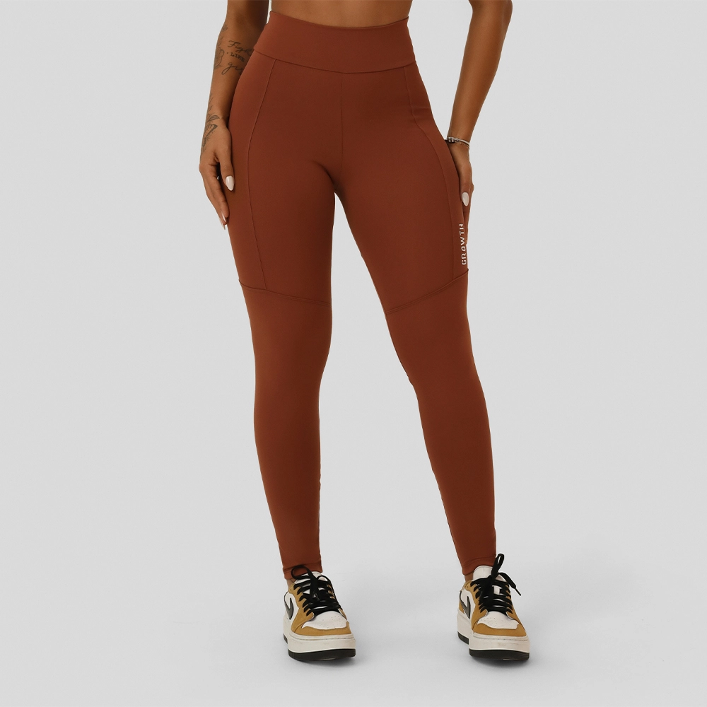 Legging Growth Shou Marrom Ambar