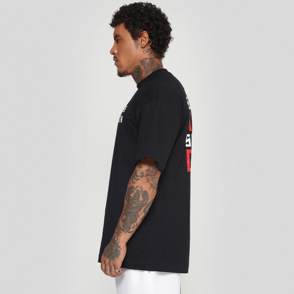 Camiseta Oversized Todos Growth Preto