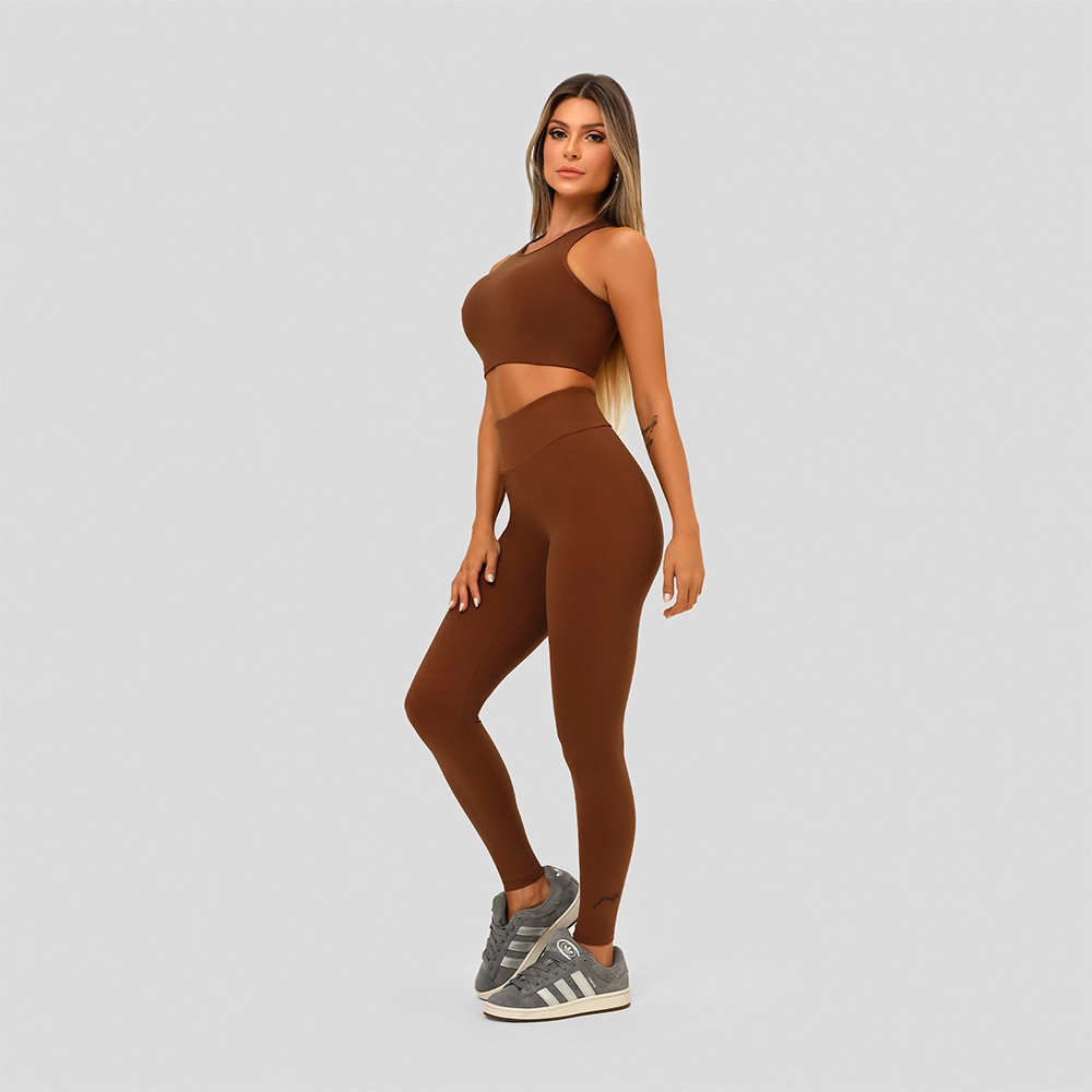 Legging Growth Finy Marrom