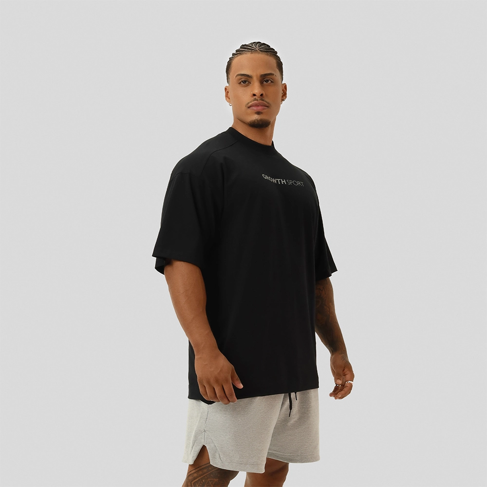Camiseta Growth Sport Oversized Preston Preto