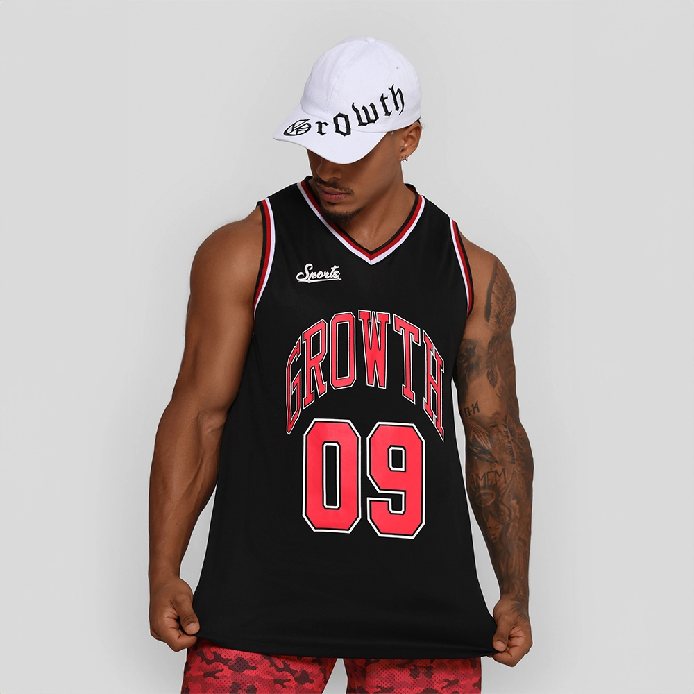Regata Basket Growth Preta/Vermelha