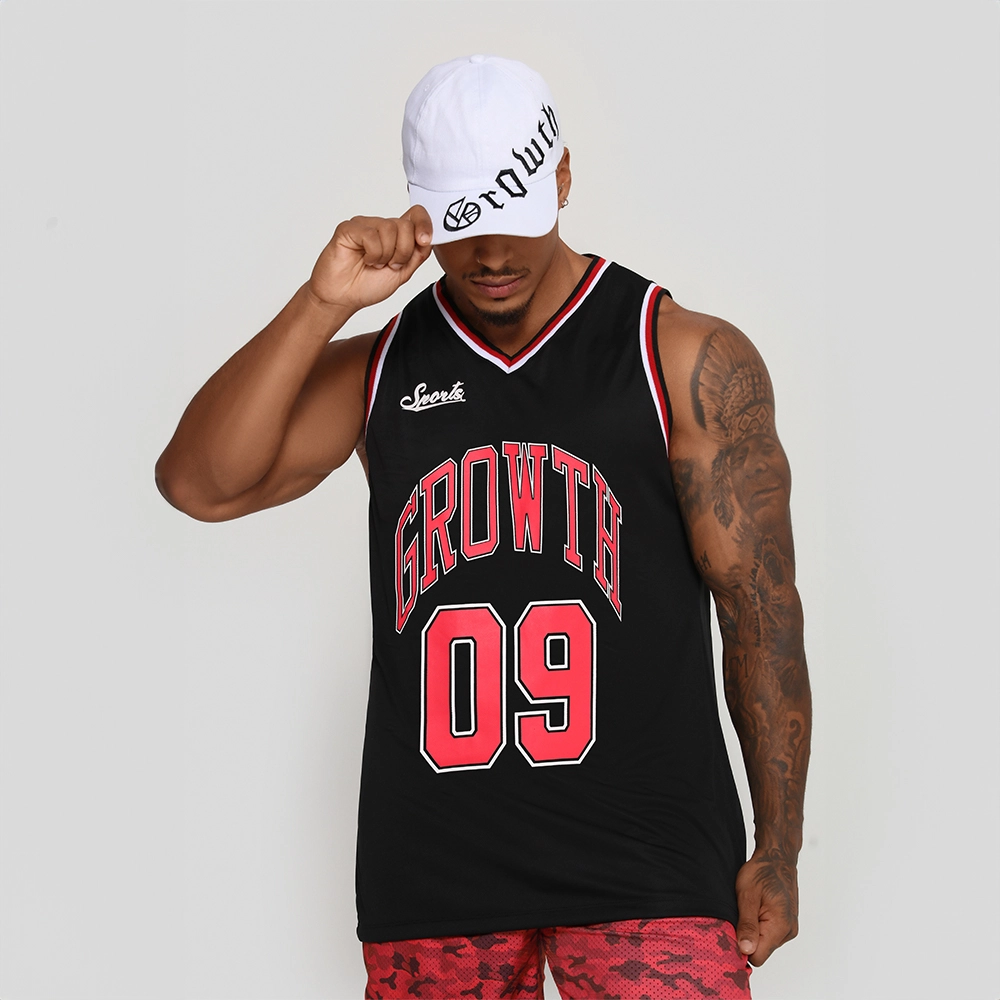 Regata Basket Growth Preta/Vermelha