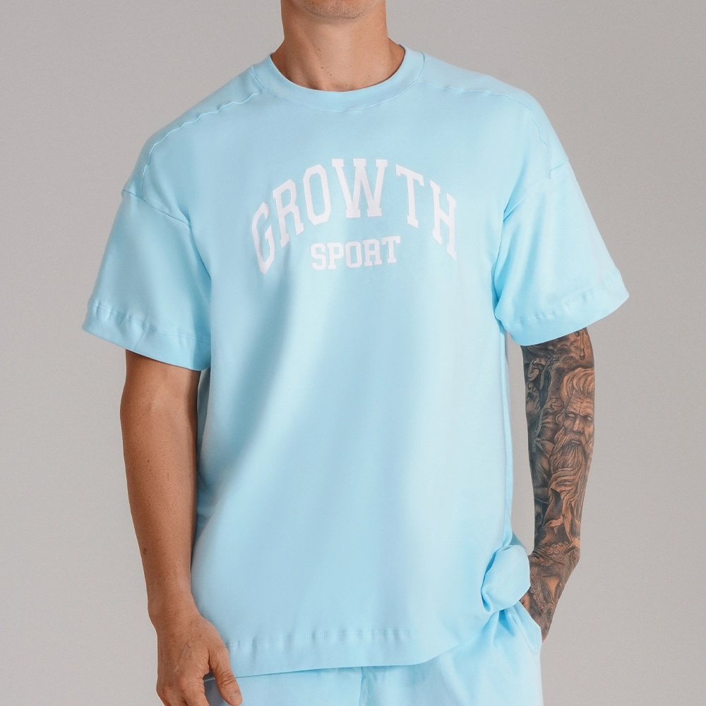 Camiseta Growth Oversized Growth Sport G9 Azul