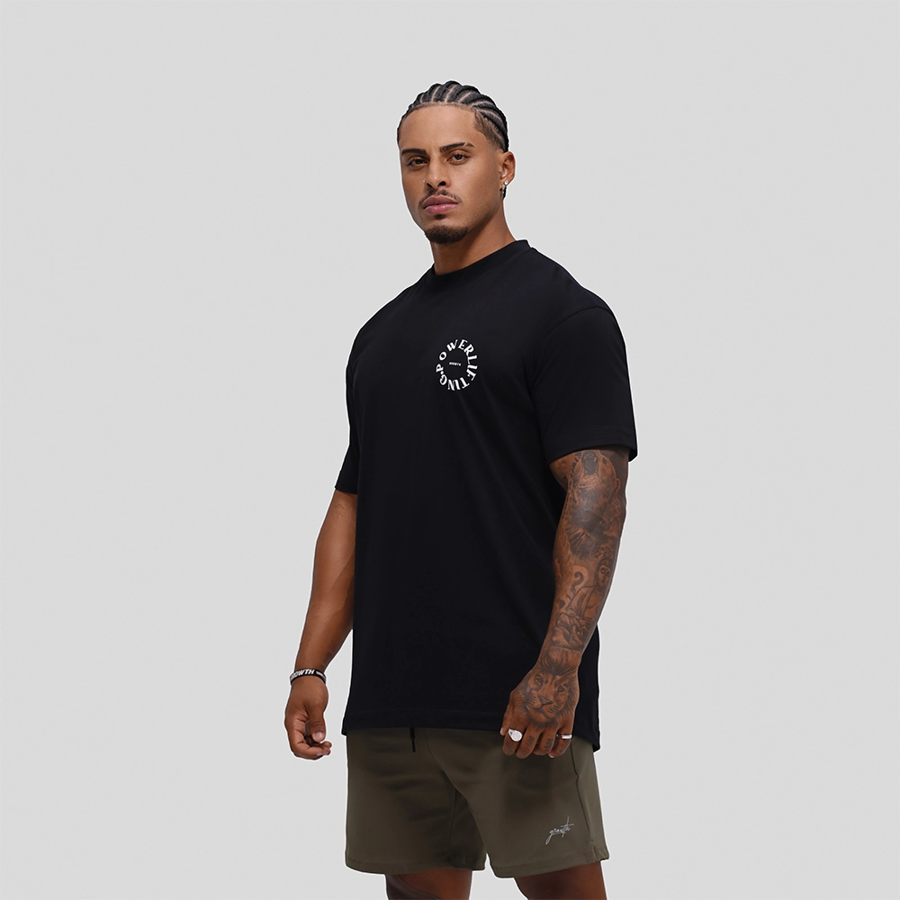 Camiseta Growth Oversized Power Preto