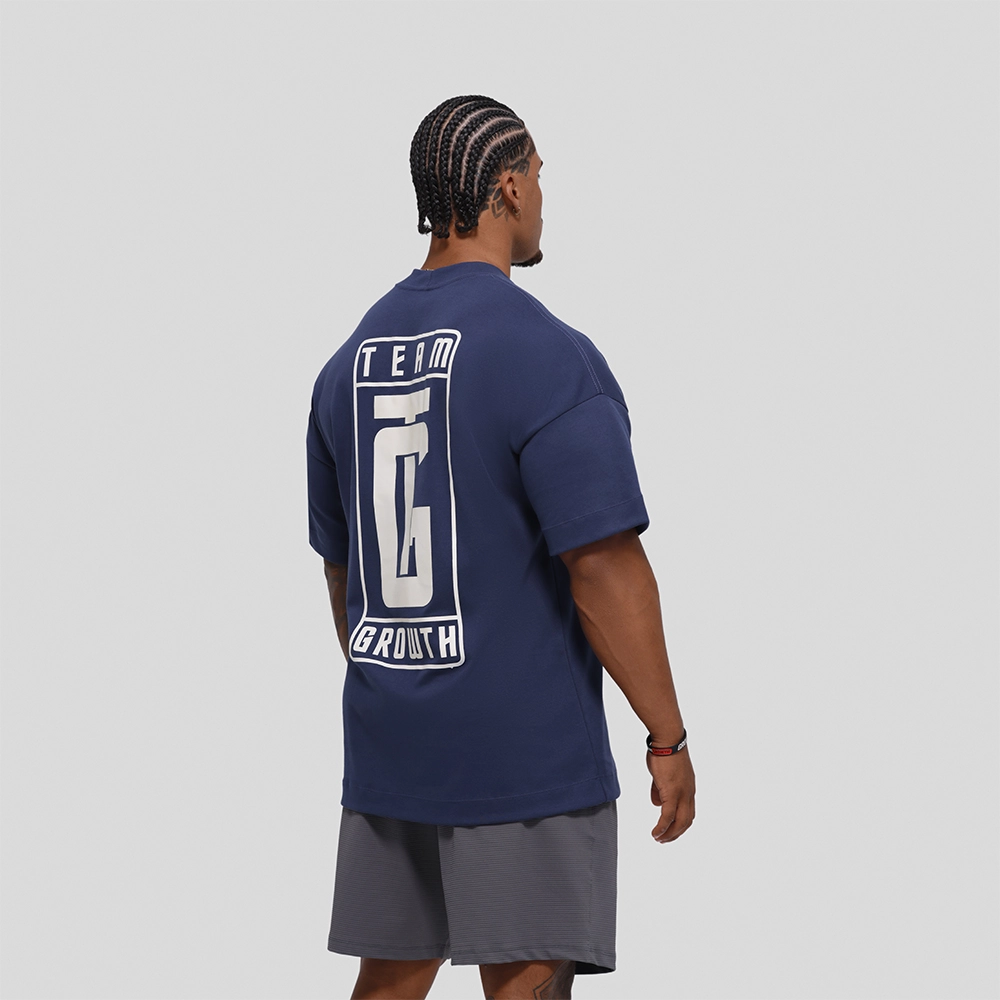 Camiseta Growth Oversized Tg Azul