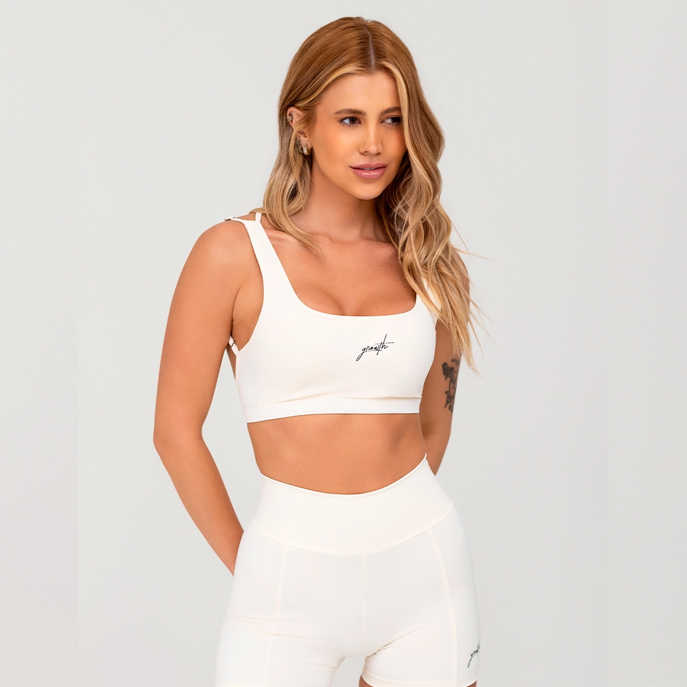 Top Growth Tira Em V Costas Off White