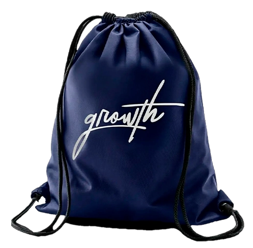 Foto do produto SACOLA TIPO MOCHILA MANUSCRITO AZUL MARINHO