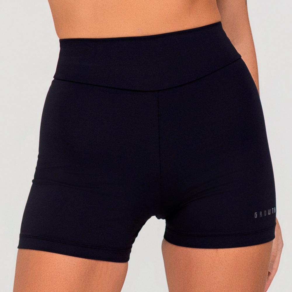 Short Growth Cos Amplo Preto