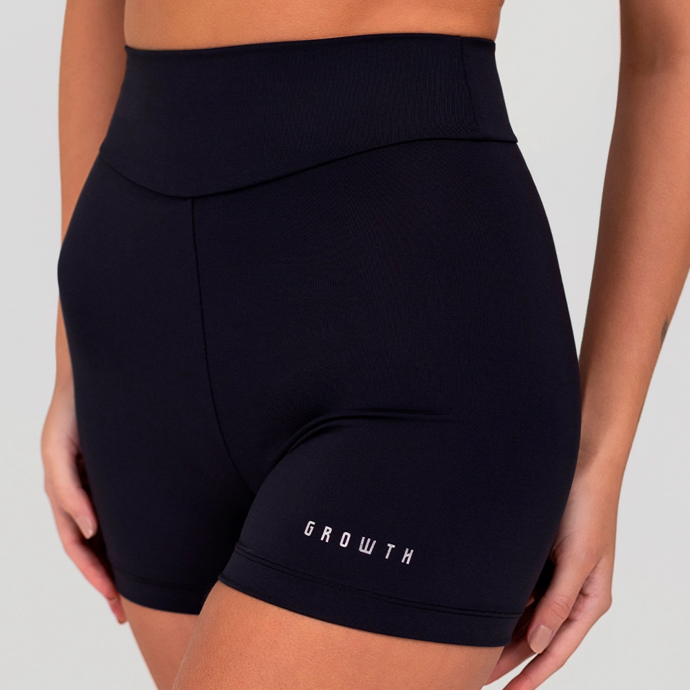Short Growth Cos Amplo Preto