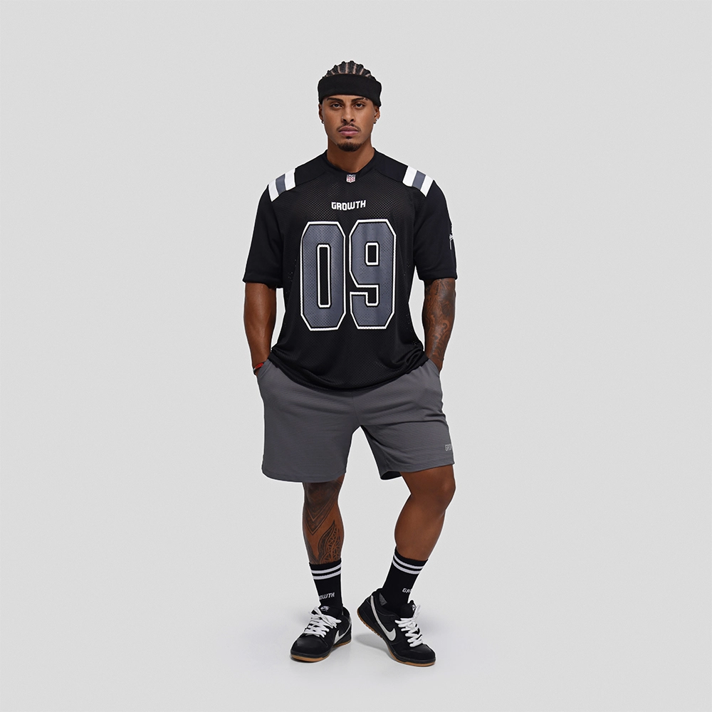 Camiseta Growth Fut American Preto