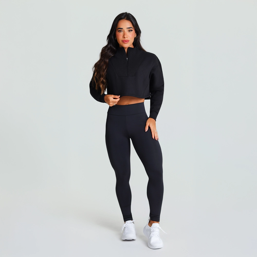 Moletom Growth Ziper Frontal Preto