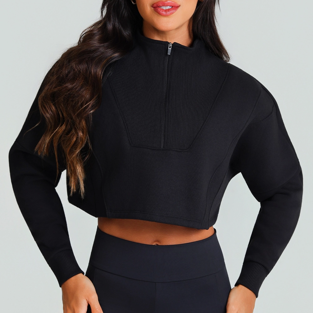 Moletom Growth Ziper Frontal Preto
