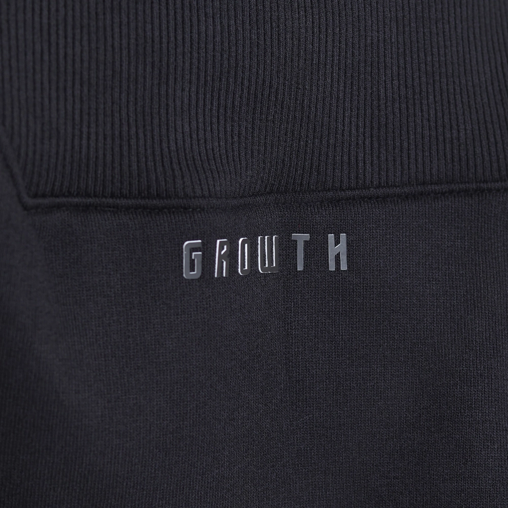 Moletom Growth Ziper Frontal Preto