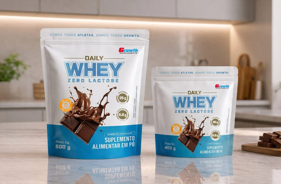 GROWTH SUPPLEMENTS - Imagem ilustrativa Daily Zero sabor chocolate