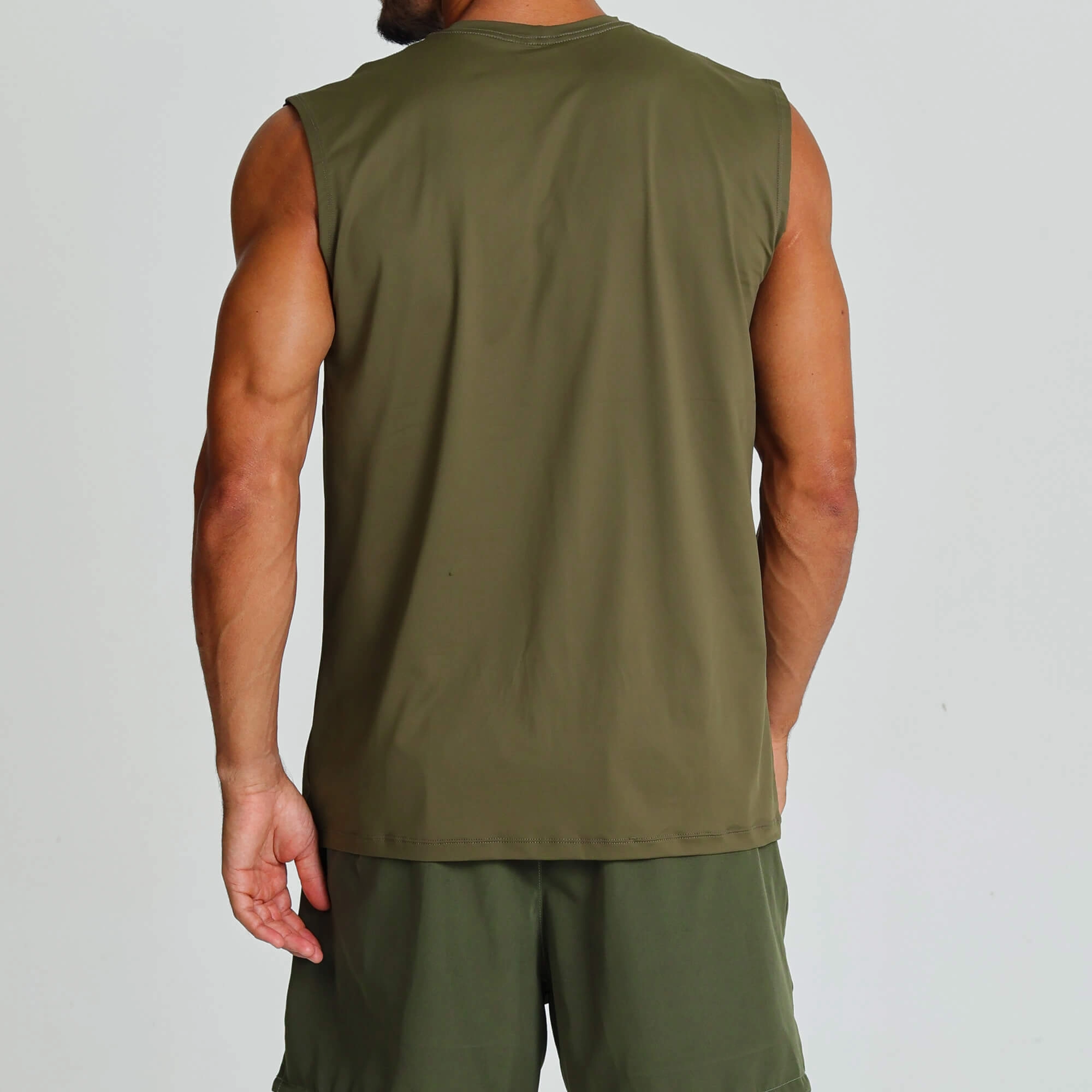 Regata Machão Growth Performance Verde Militar 